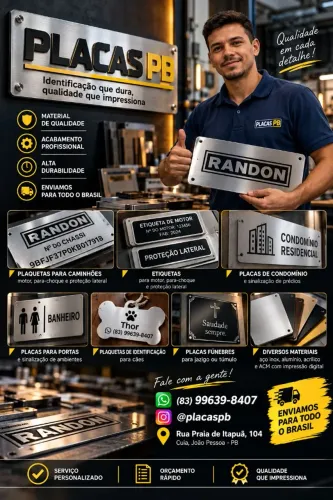 Fabricamos Placas