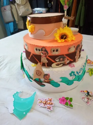 Bolo Fake Moana