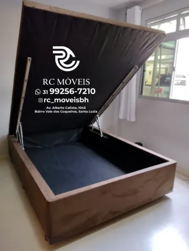 Cama Box Baú Casal Inteiriço 1.38x1.88 - Direto da Fábrica