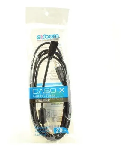 Cabo Para Impressora Usb 2.0 Ambm 1,8 Metros