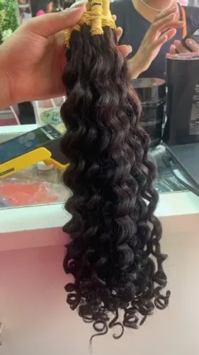 Mega Hair cabelo cacheado tamanhos 55 66 e 75cm