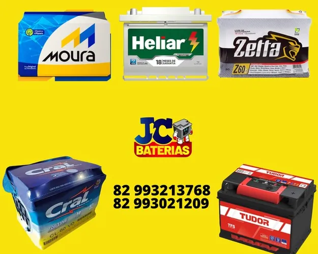 BATERIAS AUTOMOTIVAS, ENTREGA GRÁTIS.