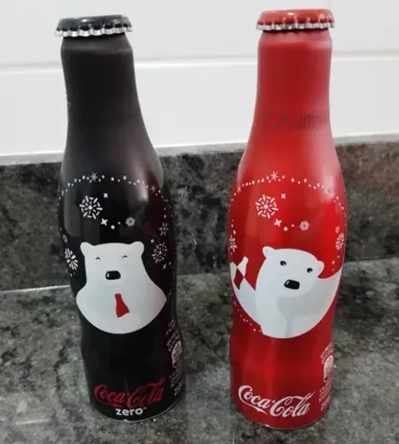 Garrafas Alumínio Coca-Cola - preço unitário