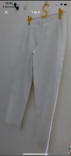 Calça de linho puro