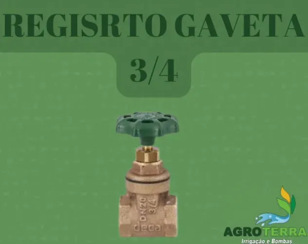 registro gaveta bronze 3/4 deca