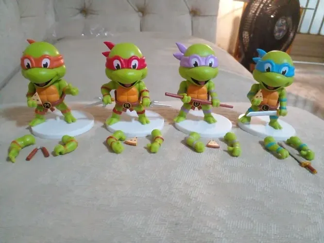 Coleção Bonecos Tartarugas Ninja 