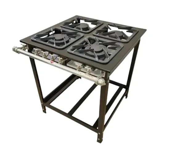 Fogão Industrial 4, 6, 8 bocas 30 x 30 e 40 x 40. Pronta entrega. Rei do Inox