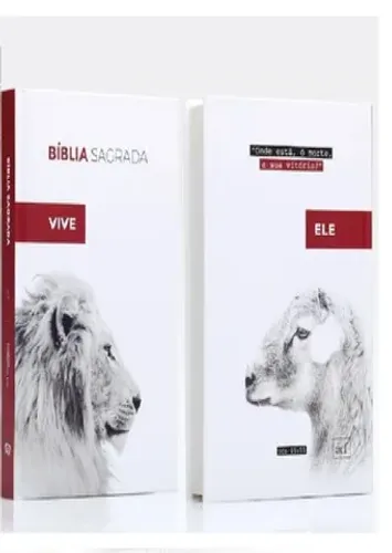 Bíblia Sagrada Almeida Corrigida Fiel (ACF) Letra Média - Capa Dura Ele Vive