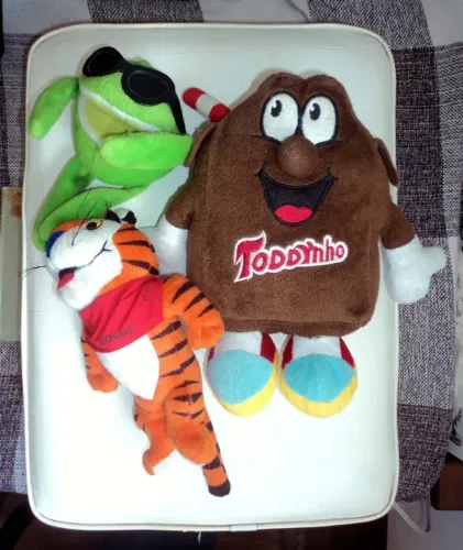 Bonecos Promocionais-Pepsi Twist, Tony Kellogs e Toddynho (Colecionador ou Decoração)
