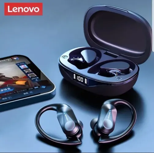 Fone de Ouvido sem Fio Bluetooth LP75 Lenovo 