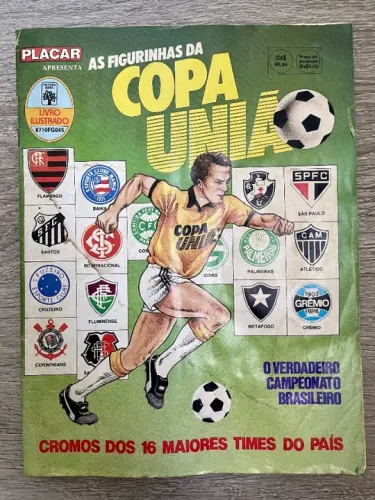 Álbum De Figurinhas - Copa União 1987 - Completo Original