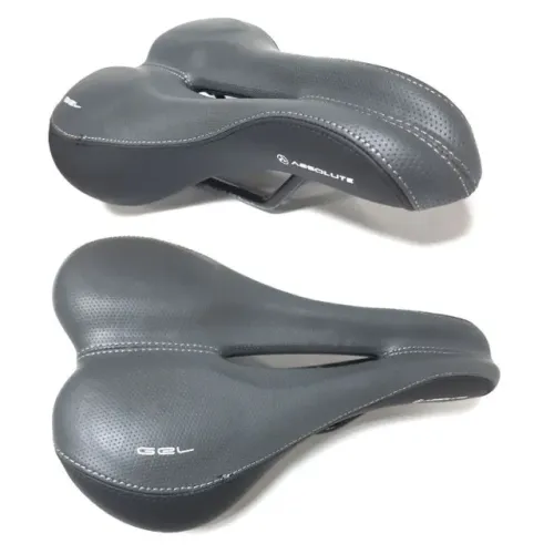 Selim Banco Gel Para Bike Absolute Mtb Vazado Acolchoado