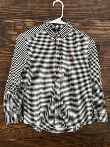 Camisa Ralph Lauren infantil xadrez