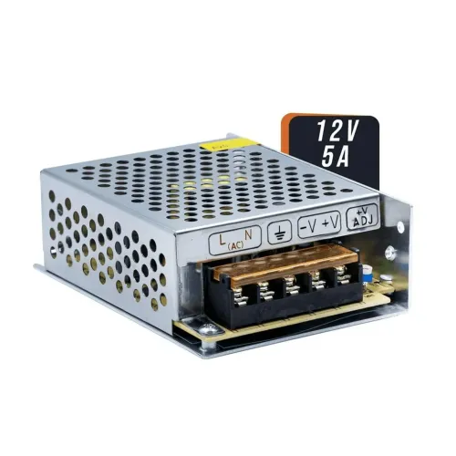 Fonte chaveada 12V 5A para projetos eletrônicos