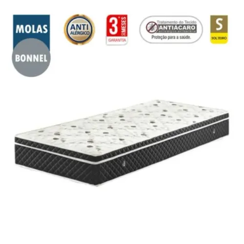 !!NOVO!! Colchão Molas Bonnel Confort Solteiro 28cm