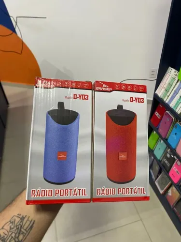 Grasep D-U03 Rádio portátil 10w Rms | NOVO LACRADO | LOJA FÍSICA