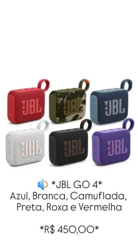 JBL GO 4 - Preto