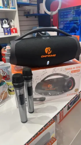 SOM BLUETOOTH PORTÁTIL BOMBOX 