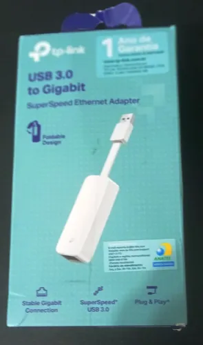 Adaptador de Rede TP-Link USB-C para RJ45 Ethernet Gigabit UE300C por um preço imbatível