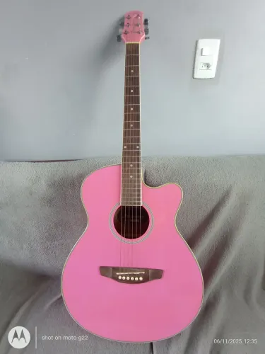 Violão Strinberg Flat Aw 51 C Pink/eletroacústico 