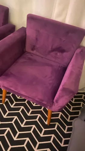 Par de poltronas Roxa