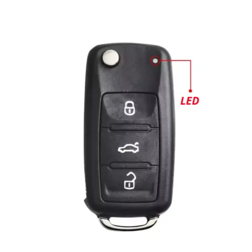 Chave canivete Volkswagen G6/G7 com led em cima