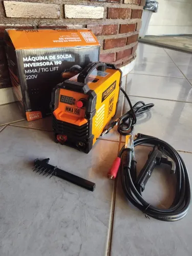Máquina Solda Inversora Mma 190 Eletrodo E Tig Lift 220v Pró Euro
