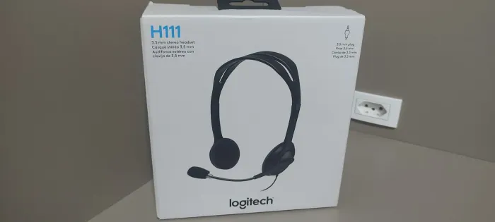 Headset fone de ouvido LOGITECH H111 novo na caixa / lacrado 