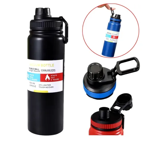 Garrafas térmicas 750 ml pra treino e dia até 24 gelado