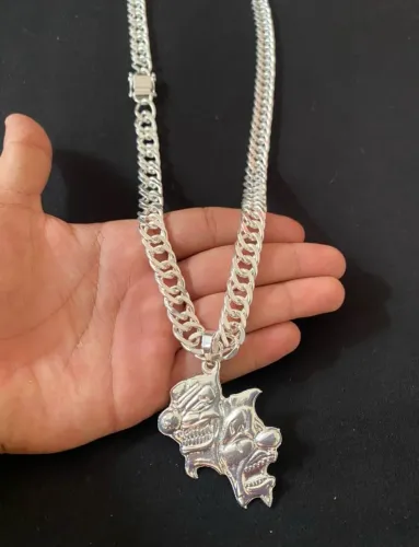 Corrente de Prata 925 com Pingente