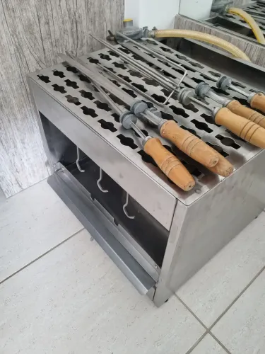 Churrasqueira à gás maqui-rio de sobrepor