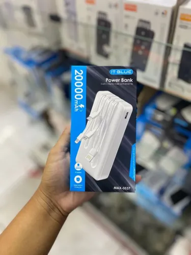 Carregador portátil 20 mil mAh -ENTREGA A DOMICÍLIO