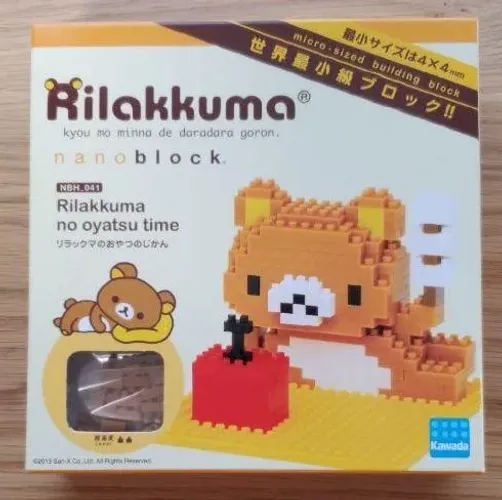 Nanoblock Rilakkuma no Oyatsu Time NBH-041 - Original Lacrado Colecionável