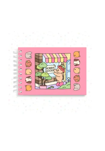 CADERNO COLORIR BOBBIE GOODS 48 FOLHAS CAPA DURA