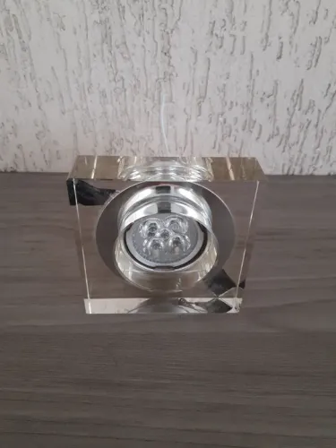 Refletor de teto em cristal - Iluminação moderna