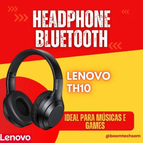 Fone Sem Fio Lenovo TH10 ThinkPlus Bluetooth | Garantia | 9D Surround | Pronta Entrega