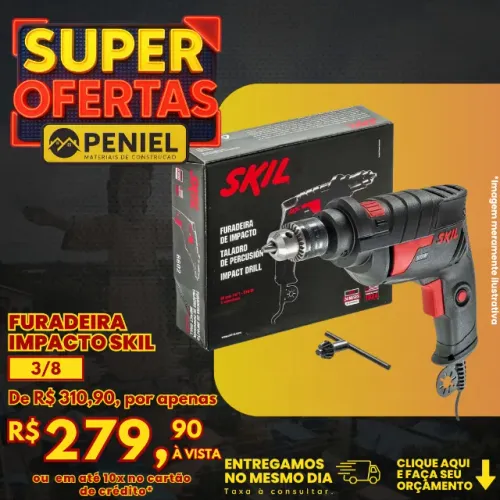 Furadeira Impacto Skil 3/8