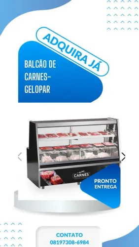 Balcão de Carnes- GELOPAR 