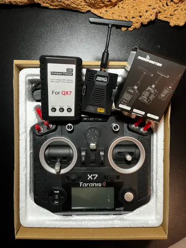 Taranis qx7 + ranger micro + fonte carregador