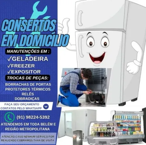 Geladeira,freezer,balcão e bebedouro