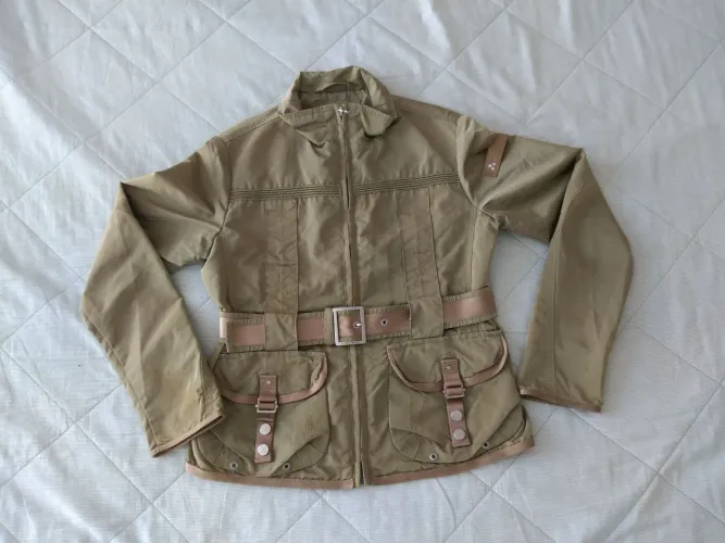 Jaqueta Parka Infantil Verde Militar - Peuterey - 10/12 anos