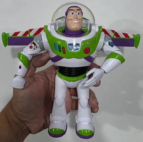 Boneco Buzz Lightyear Movimentos Reais Mattel Raro Toy Story
