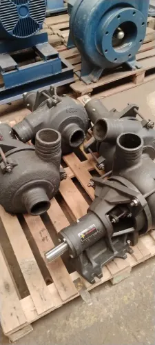 Bomba de garimpo rotor aberto