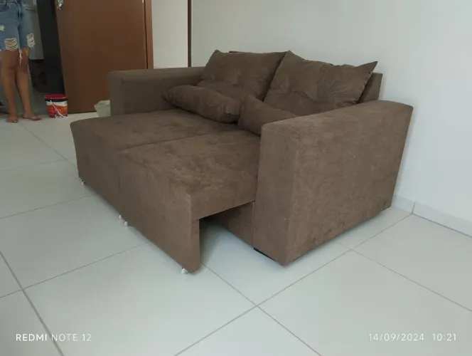 Sofá retrátil Confortável mais frete