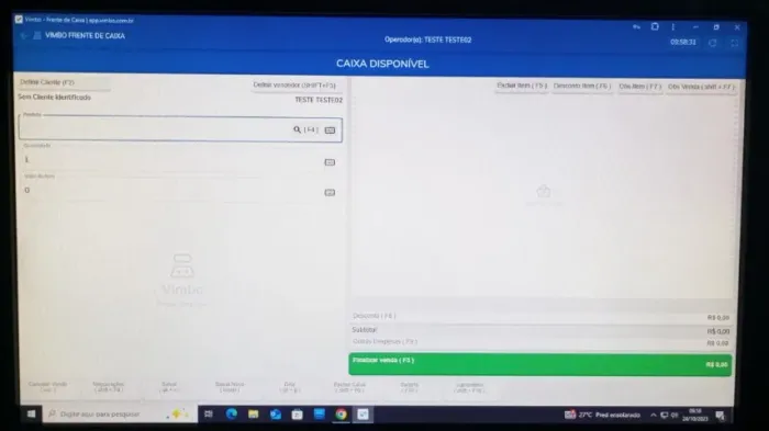 Sistema para emitir nota fiscal nf-e e nfc-e