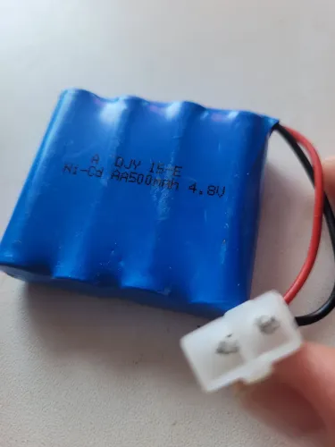 Bateria 500mah 4.8v 55x50x10mm rc carro controle remoto recarregavel 