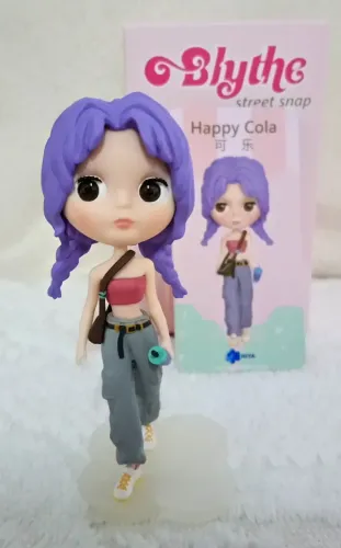 boneca mini blythe street snap happy cola
