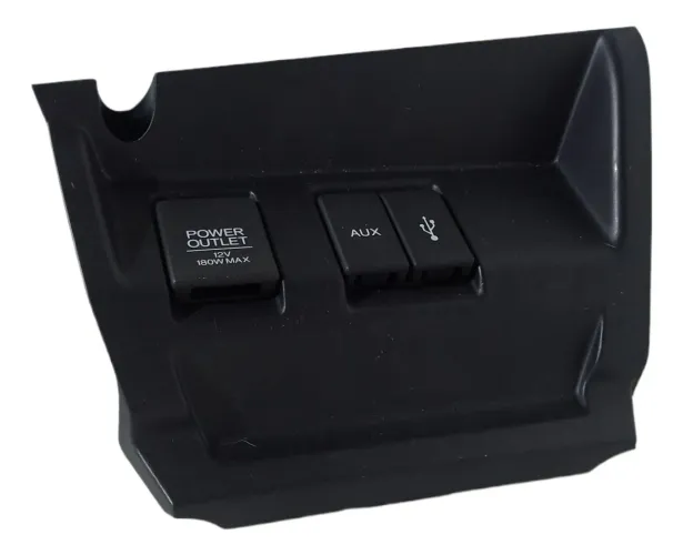 Moldura Painel Tomada 12v Aux Usb Honda Fit 2015 16 17 18 19