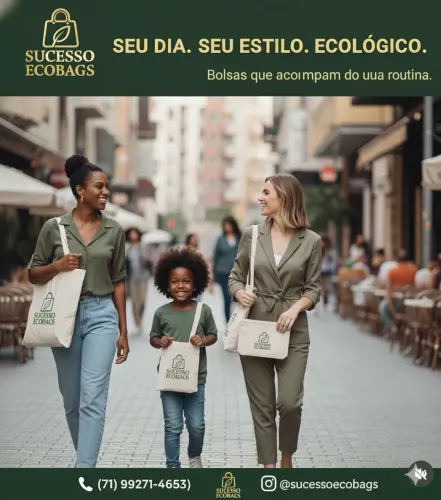 Sacolas ecológicas 