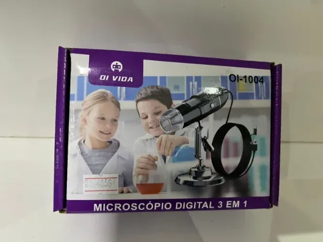 Microscópio Digital Zoom 1600x Cam 2.0 Mp Profissional Usb - Loja Coimbra Computadores 